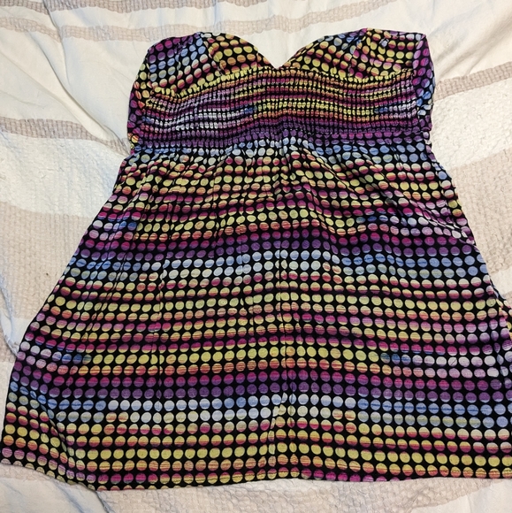 Volcom strapless colorful top - Picture 2 of 5